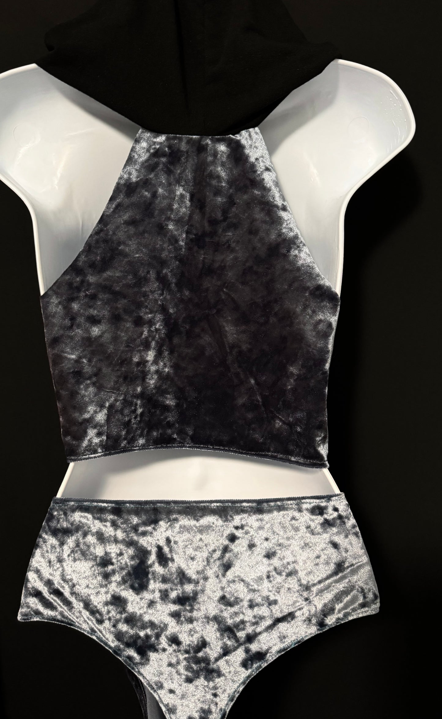 Two piece crushed velvet S