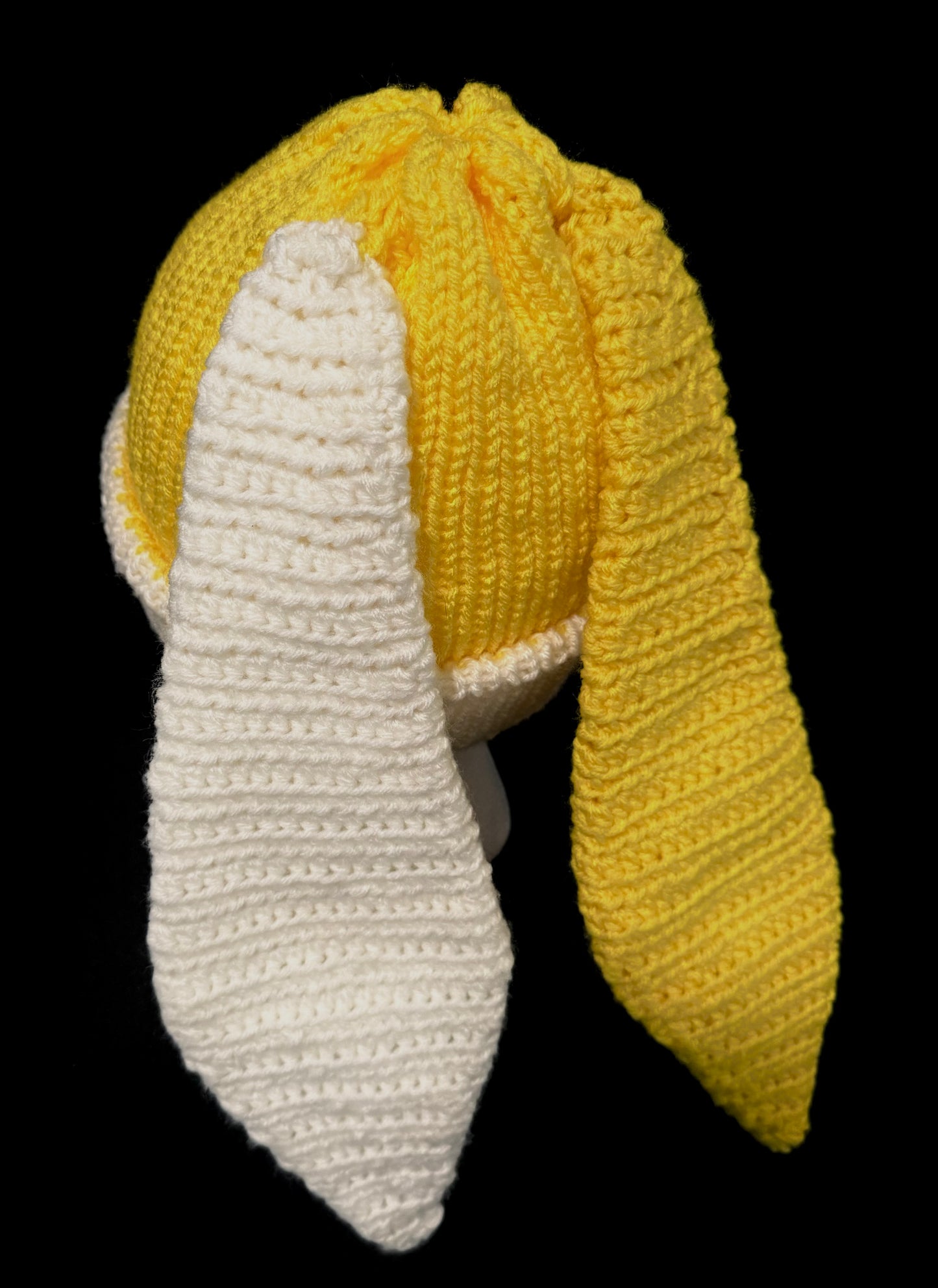 Crochet bunny beanie