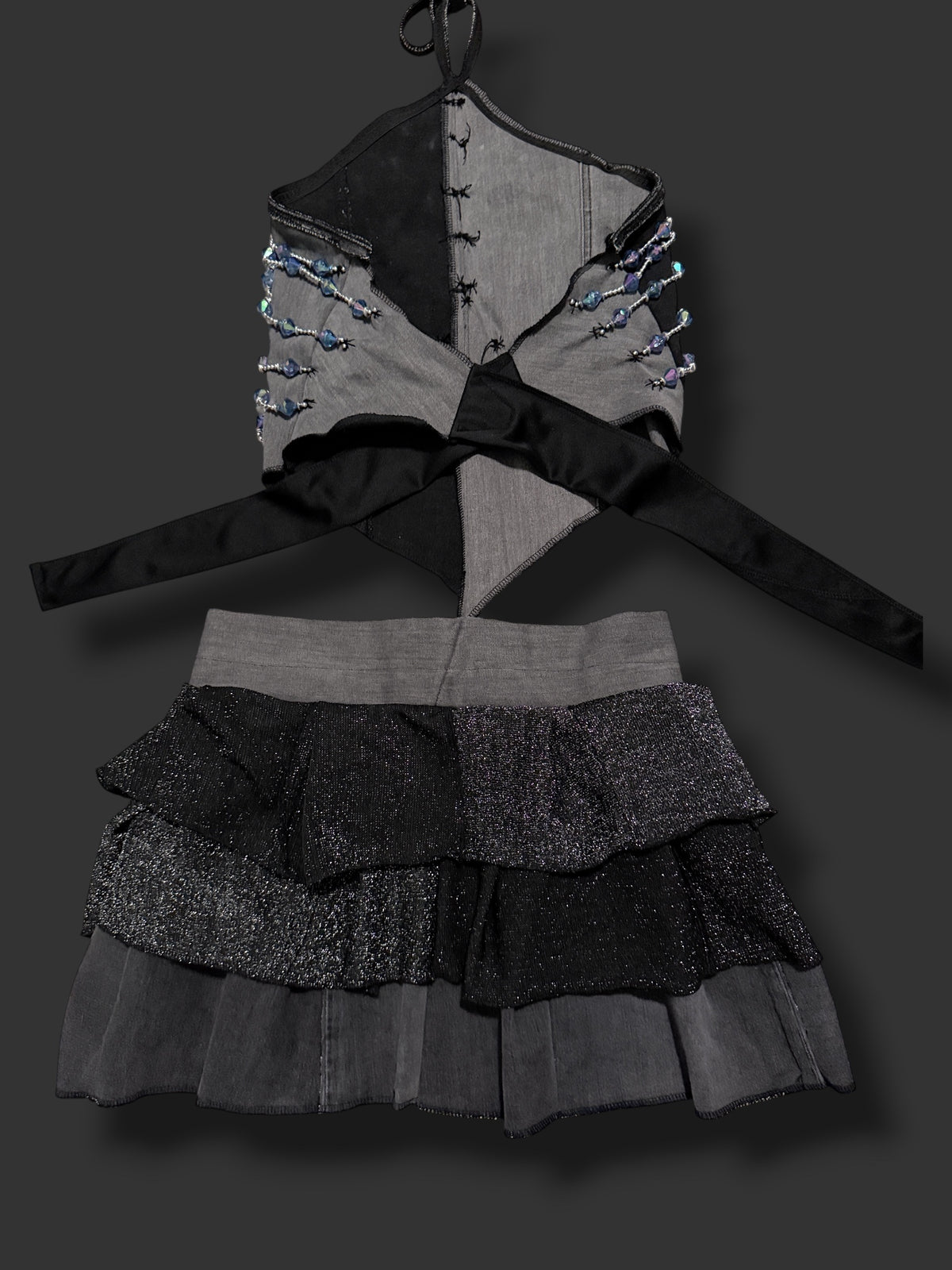 Top and skirt