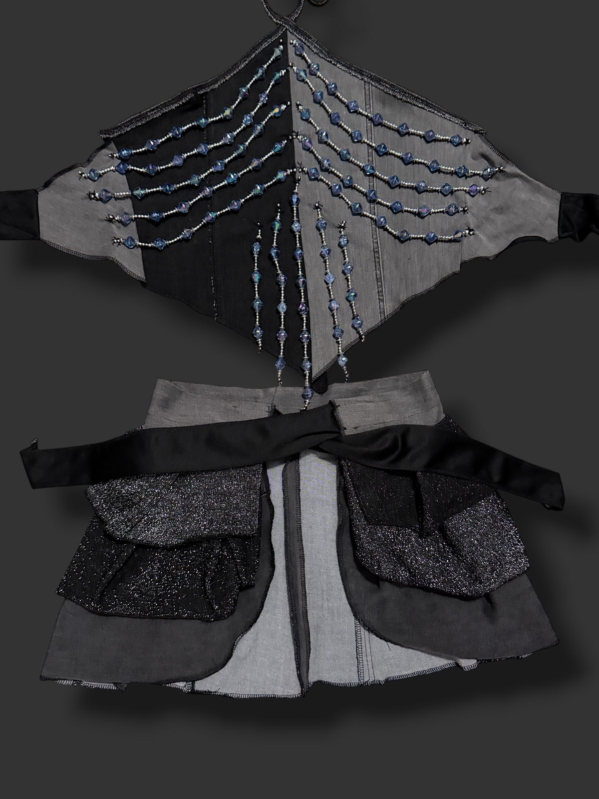 Top and skirt