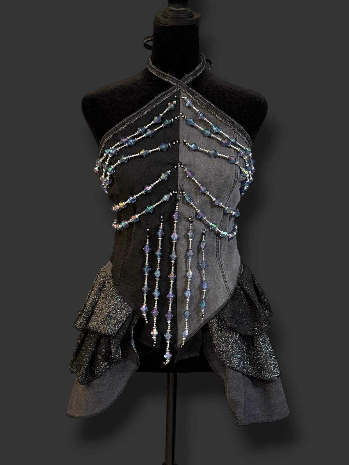 Top and skirt